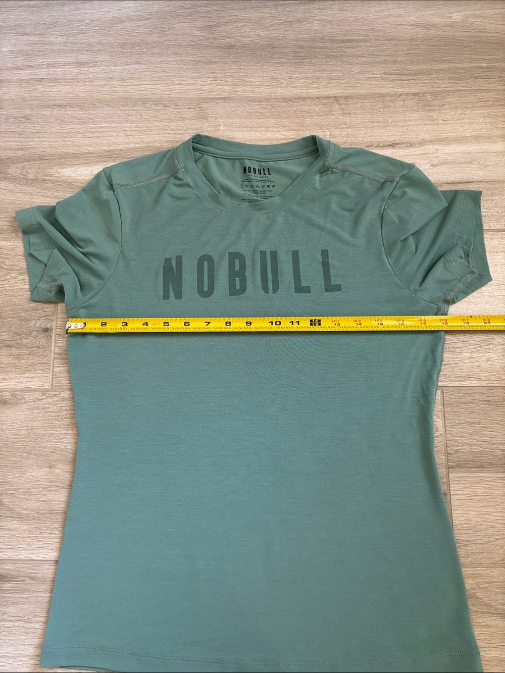 NOBull Green Graphic T-Shirt Tee Top Size Medium - Picture 8 of 11